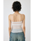 BACK SHEER カップインキャミ