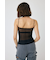 BACK SHEER カップインキャミ