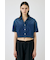 DENIM CROP シャツ