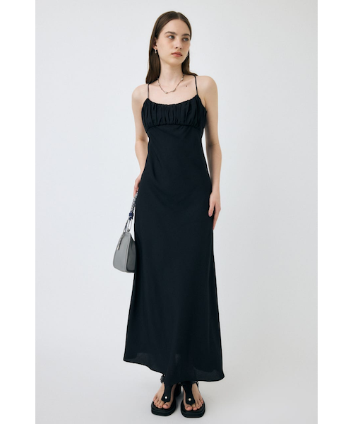 DRAWSTRING STRAP SLIP ドレス MOUSSY | DRAWSTRING STRAP SLIP ドレス (ワンピース(ロング