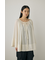 2wayシアーブラウスチュニック　リサイクルポリエステル使用