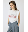 OVERLAPPING LOGOS ノースリーブ TEE