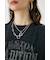 OVERLAPPING LOGOS ノースリーブ TEE