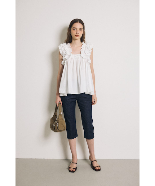 SHOULDER FRILLS トップス｜マウジーの通販｜&mall（アンド