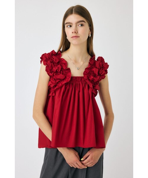 SHOULDER FRILLS トップス｜マウジーの通販｜&mall（アンドモール 