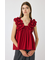 SHOULDER FRILLS トップス