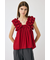 SHOULDER FRILLS トップス