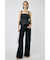 CROSS WAIST WIDE STRAIGHT