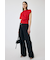 CROSS WAIST WIDE STRAIGHT