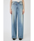 CROSS WAIST WIDE STRAIGHT
