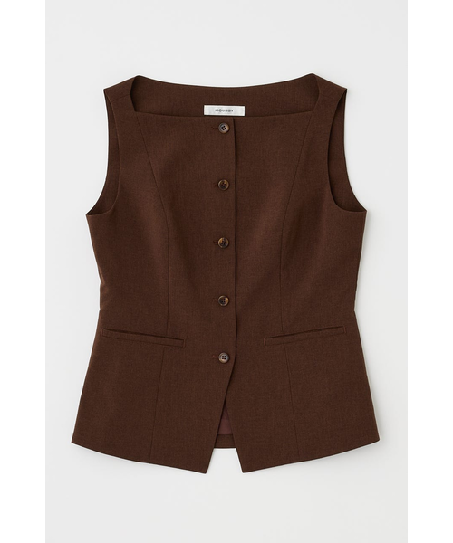 【新品】BOAT NECK ベスト &mall（アンドモール）三井ショッピングパーク公式通販