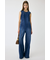 BACK SLIT DENIM  オールインワン