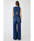 BACK SLIT DENIM  オールインワン
