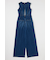 BACK SLIT DENIM  オールインワン