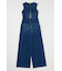 BACK SLIT DENIM  オールインワン