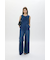 BACK SLIT DENIM  オールインワン