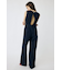 BACK SLIT DENIM  オールインワン
