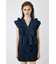 SHIRRING RUFFLE PEPLUM トップス BLU