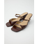 DOUBLE BELTED WEDGE サンダル