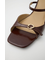 DOUBLE BELTED WEDGE サンダル