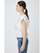 SHIRRING RUFFLE PEPLUM トップス