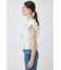 SHIRRING RUFFLE PEPLUM トップス