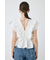 SHIRRING RUFFLE PEPLUM トップス