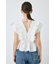 SHIRRING RUFFLE PEPLUM トップス
