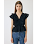 SHIRRING RUFFLE PEPLUM トップス