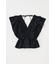SHIRRING RUFFLE PEPLUM トップス
