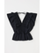 SHIRRING RUFFLE PEPLUM トップス