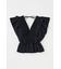 SHIRRING RUFFLE PEPLUM トップス
