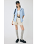 DENIM タック ショーツ
