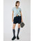 DENIM タック ショーツ
