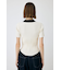 ZIP UP RIB KNIT H／S シャツ