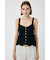 BUTTON UP SMOCKING キャミ