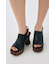 【ViVi掲載】PLATFORM WOOD サンダル