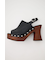 【ViVi掲載】PLATFORM WOOD サンダル