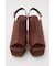【ViVi掲載】PLATFORM WOOD サンダル
