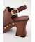【ViVi掲載】PLATFORM WOOD サンダル