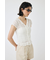 RUFFLE LACE ノースリーブトップス