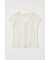 RUFFLE LACE ノースリーブトップス