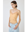LACE TRIM RIB キャミソール