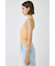 LACE TRIM RIB キャミソール