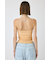 LACE TRIM RIB キャミソール