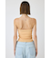 LACE TRIM RIB キャミソール