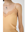 LACE TRIM RIB キャミソール