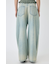 PIN TUCK COCOON STRAIGHT