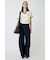 PIN TUCK COCOON STRAIGHT