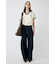 PIN TUCK COCOON STRAIGHT